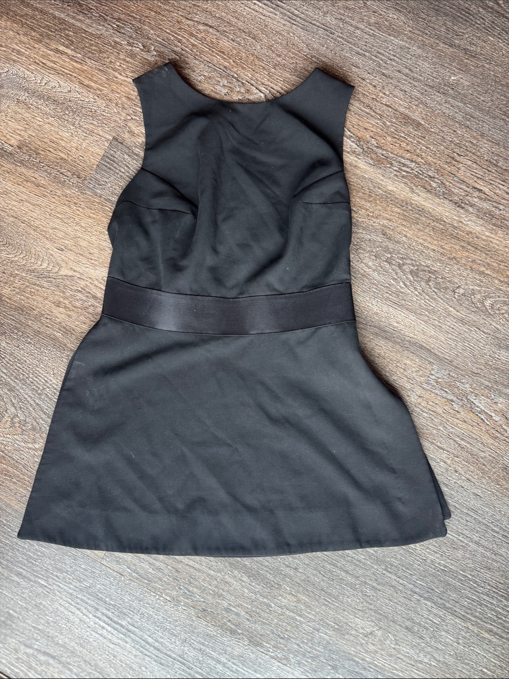 COS Classic Black Sleeveless Fit-and-Flare Bandage Straps Dress Size 8